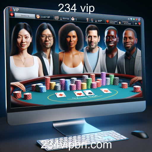 Experiência Imersiva de Poker Online no 234 VIP